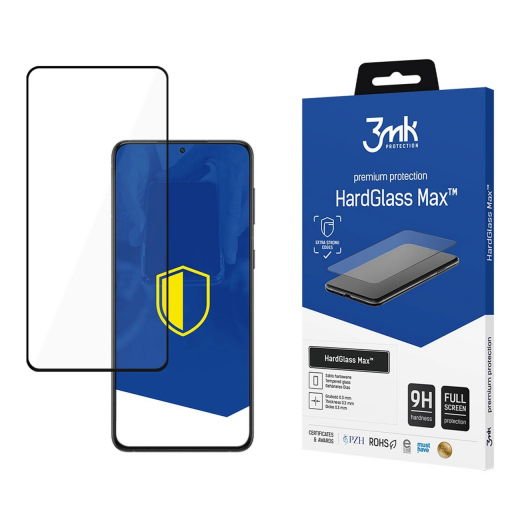 9H 3mk HardGlass Max™ Glas für Samsung Galaxy S22 5G