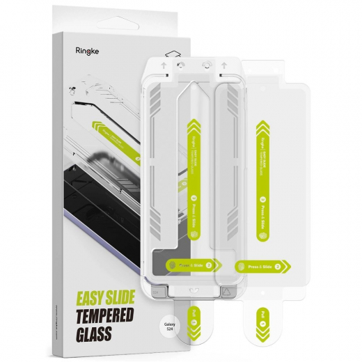 Ringke Easy Slide 2er-Pack Panzerglas für Samsung Galaxy S24