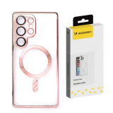 Wozinsky Galvanisiertes Magsafe Case für Samsung Galaxy S24 FE - Pink