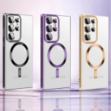 Wozinsky Galvanisiertes Magsafe Case für Samsung Galaxy S24 FE - Pink