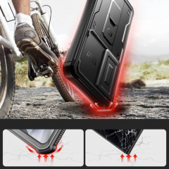 Tech-Protect Kevlar Cam+ Hülle für Samsung Galaxy S24 Ultra – Schwarz