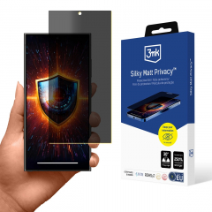 3mk Silky Matt Privacy Sichtschutzfolie für Samsung Galaxy S24 Ultra