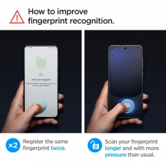 Spigen Glas.tR EZ Fit gehärtetes Glas für Samsung Galaxy S24 FE (2 Stück)